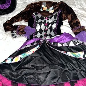 Women’s Madhatter sexy Halloween Costume Size Large